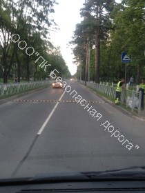 Лежачий полицейский введенный в эксплуатацию Установка лежачих полицейских